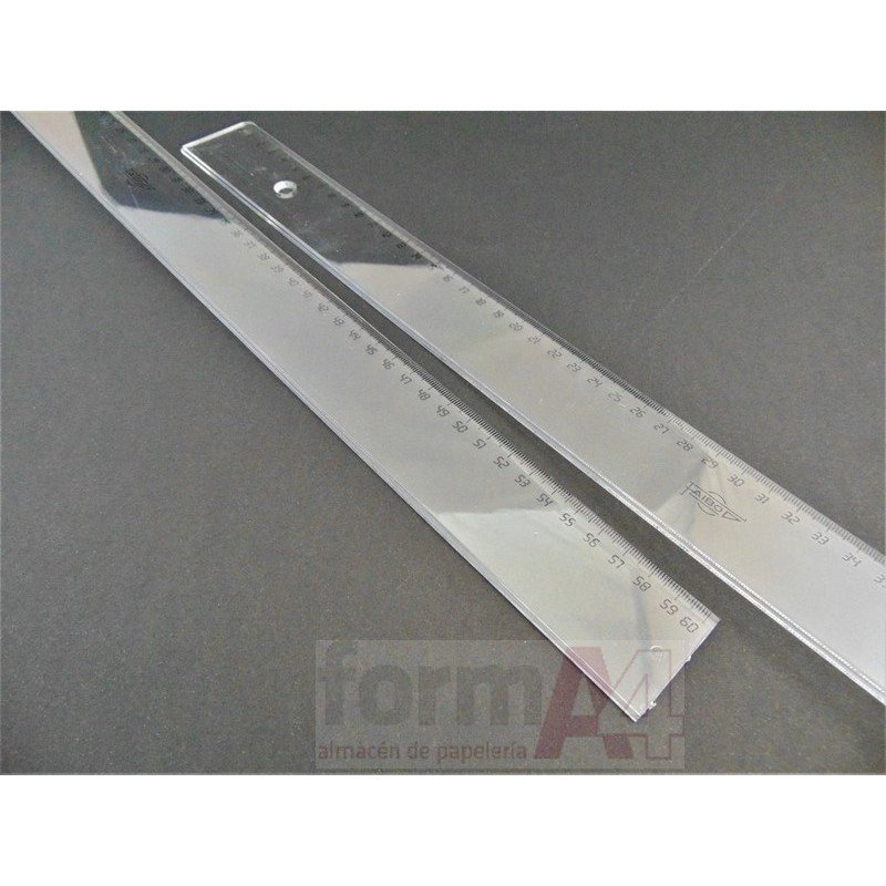 REGLA DE PLASTICO ESCOLAR FAIBO 60CM