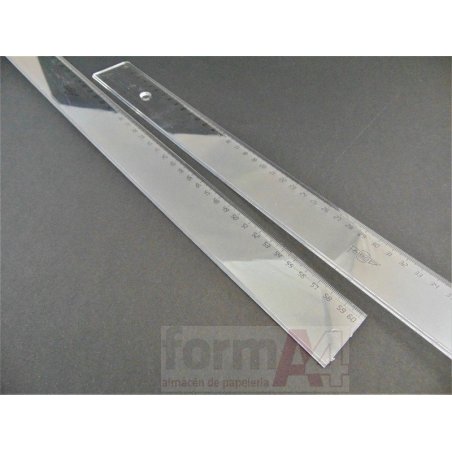 REGLA DE PLASTICO ESCOLAR FAIBO 60CM
