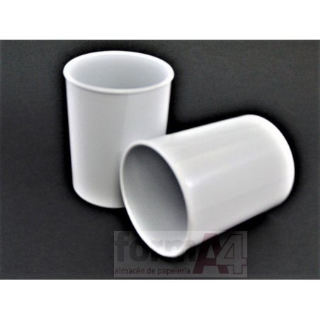 CUBILETE DE PLASTICO FAIBO OPACO GRIS