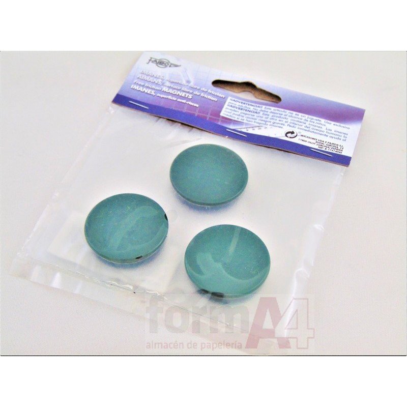 IMAN REDONDO FAIBO 30MM VERDE P/3 
