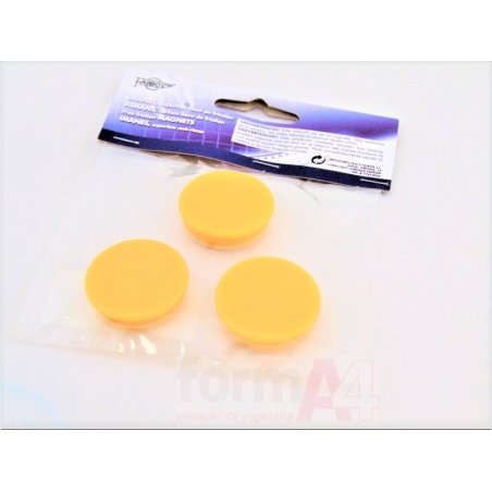 IMAN REDONDO FAIBO 30MM AMARILLO P/3 
