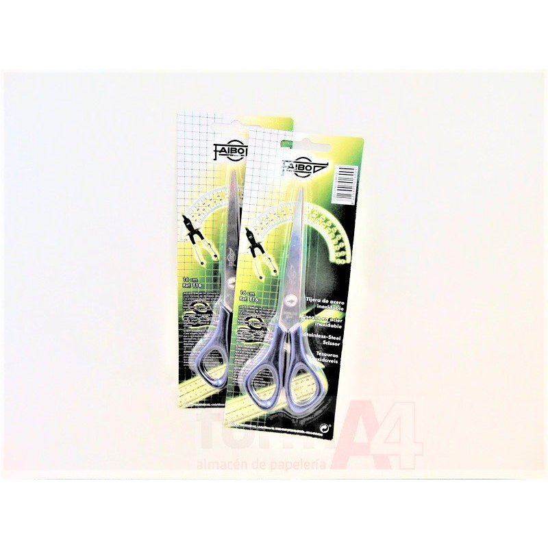 TIJERA OFICINA FAIBO 16 CM. ERGONOMICA