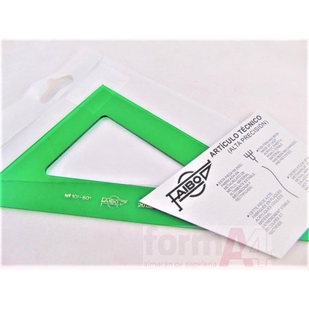 CARTABON VERDE SIN GRADUAR FAIBO 20CM.