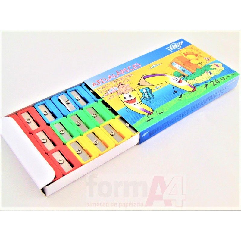 AFILALAPIZ PLASTICO MTL 1 AGUJERO C/24