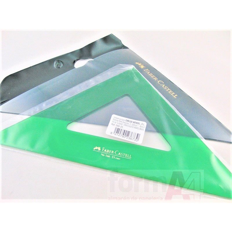 ESCUADRA FABER-CASTELL 25CM.