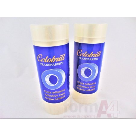 CINTA ADHESIVA CELOBRILL 19MMX33M.