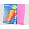 PAPEL MULTIF. APLI A4 80GR. COLORES FLUOR P/100H 