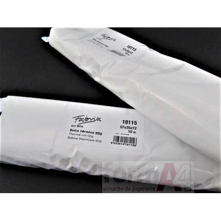 PAPEL TERMICO FABRISA SIN BPA 57X35X12MM.
