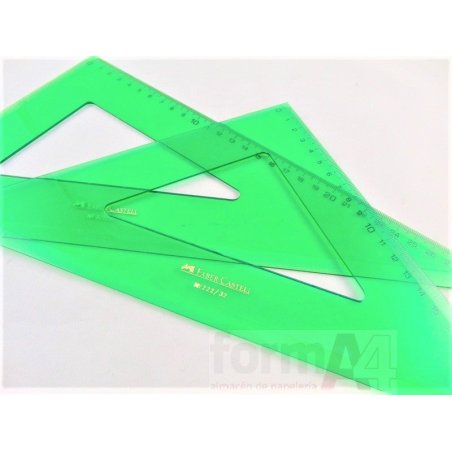 ESCUADRA ESCOLAR JOHAN-FABER 32CM.