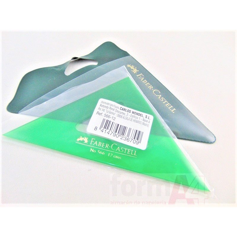 ESCUADRA FABER-CASTELL 12CM.