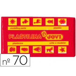 PLASTILINA JOVI 70 C/30 ROJO