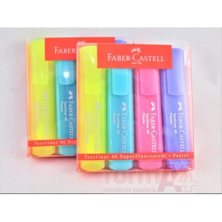 MARCADOR FLUORESCENTE TEXTLINER PASTEL E/4