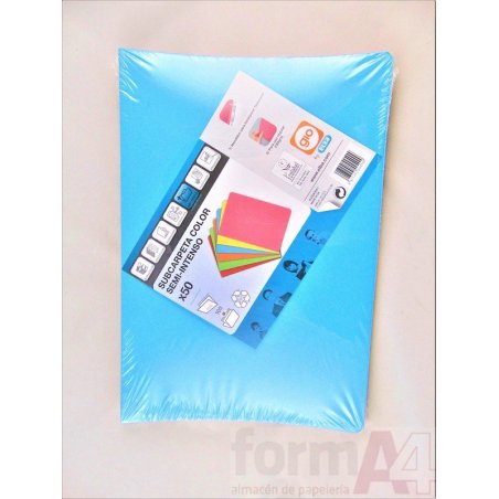SUBCARPETA GIO FOLIO COLORES SURTIDOS P/50