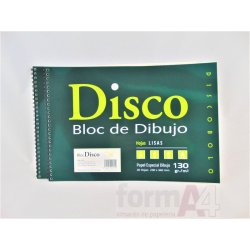 BLOC DIBUJO DISCO FOLIO LISO