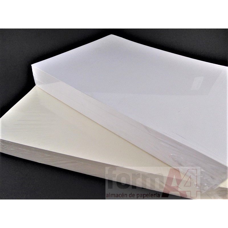 CARTULINA ATHENEA VERJURADO AHUESADO CREM A4 P/125