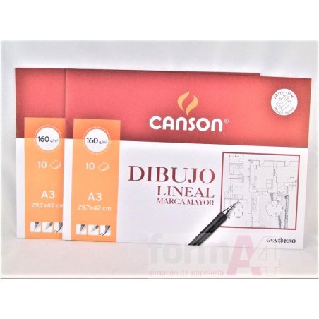 PAPEL DIBUJO CANSON M. MAYOR A3 MINIPACK 10 H.