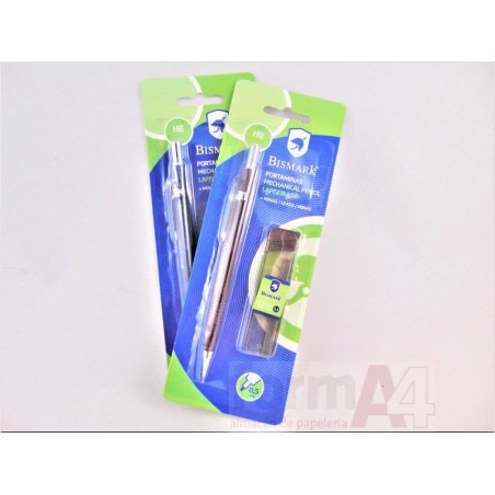 PORTAMINAS BISMARK 0.5MM +CAJA DE MINAS