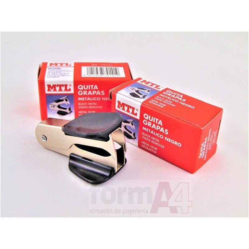 EXTRAEGRAPAS MTL PLASTICO NEGRO