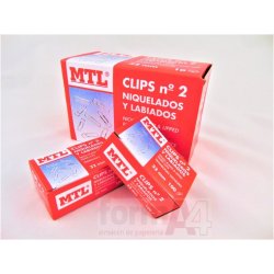 CLIPS NIQUELADOS MTL Nº 2...