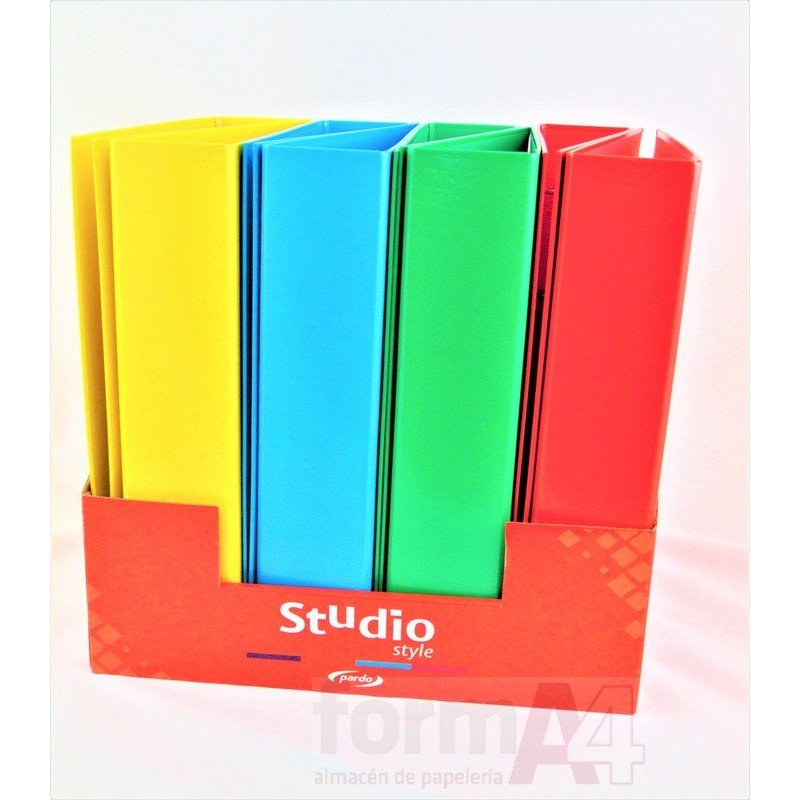 CARPETA CARTON FORRADA PARDO FOLIO 4A. 40MM. 