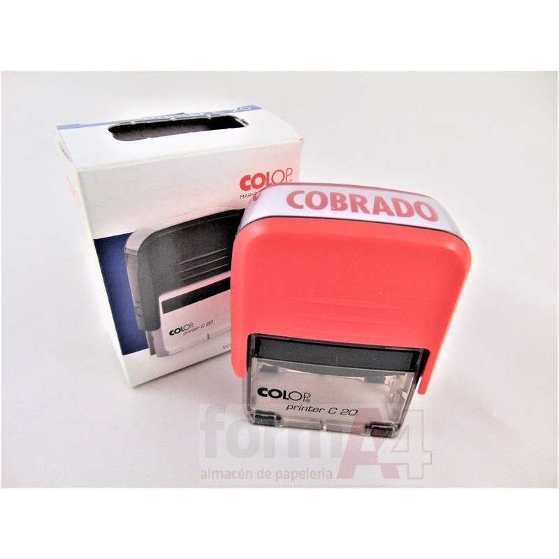 SELLO AUTOMATICO COLOP PRINTER 20 "COBRADO"