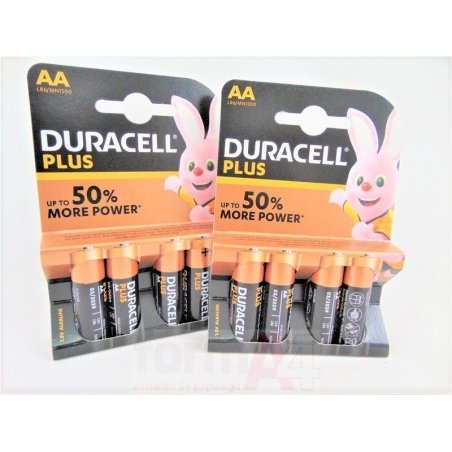 PILA ALCALINA DURACELL PLUS AA B/4