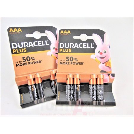 PILA ALCALINA DURACELL PLUS AAA B/4