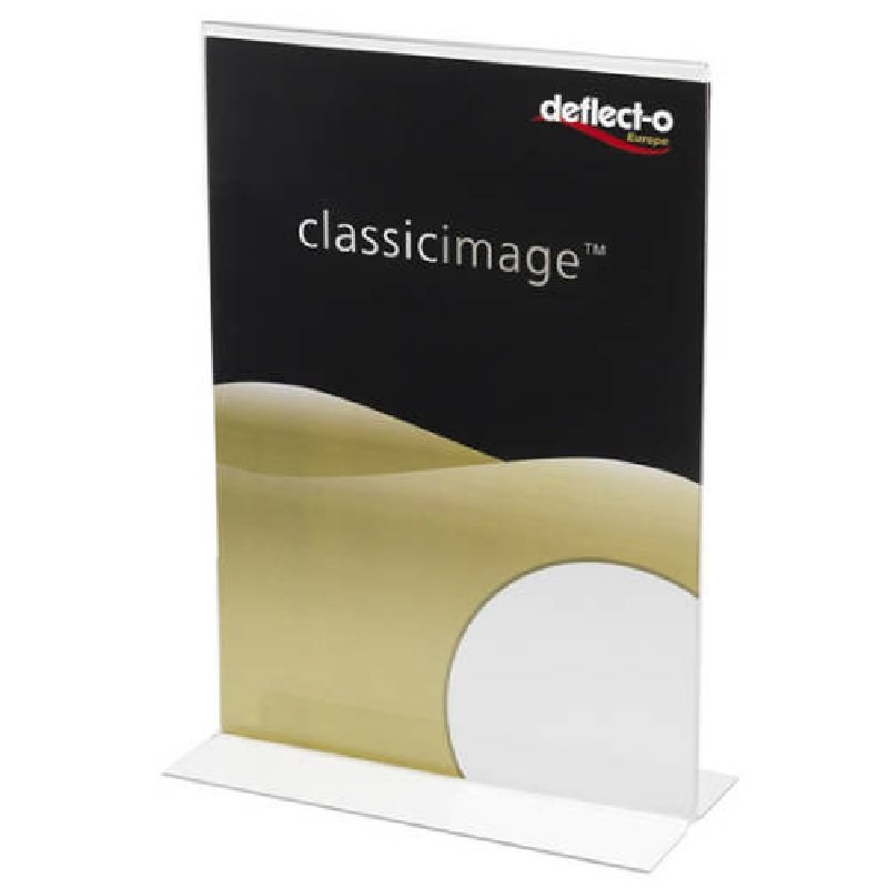 EXPOSITOR DE SOBREMESA EN T A4 VERTICAL