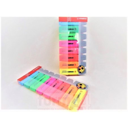 MARCADOR FLUORESCENTE STABILO BOSS EST/8