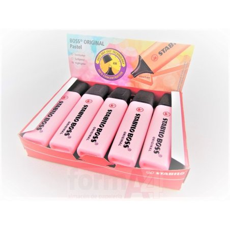 MARCADOR FLUORESCENTE STABILO BOSS RUBOR ROSA