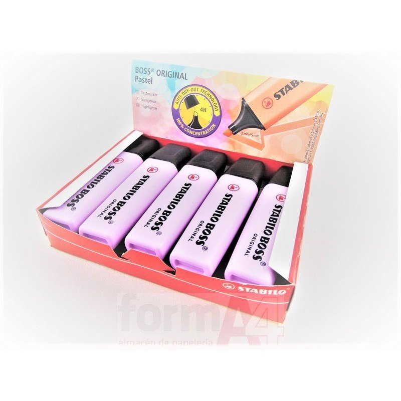 MARCADOR FLUORESCENTE STABILO BOSS BRISA VIOLETA