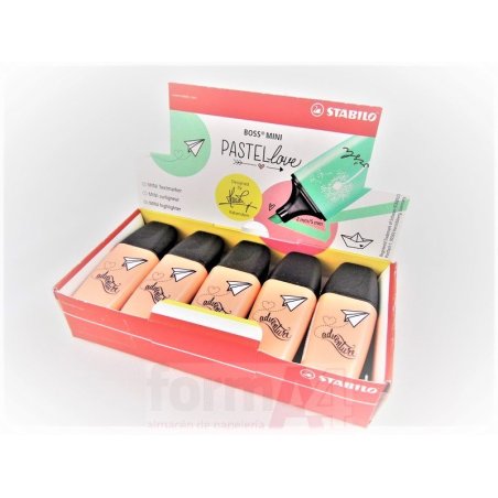 MARCADOR FLUORESCENTE STABILO BOSS MINI MELOCOTON
