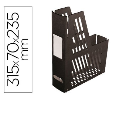 REVISTERO PLASTICO A4 / FOLIO NEGRO