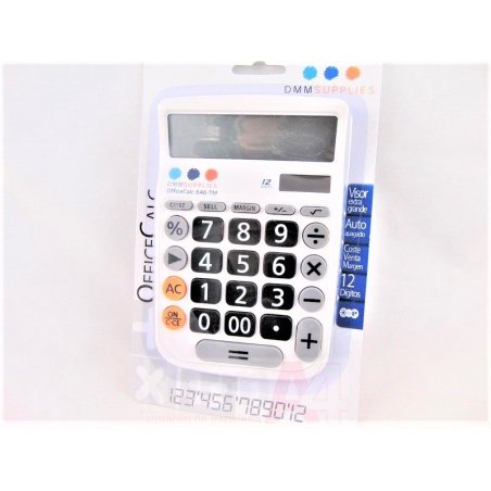 CALCULADORA DE SOBREMESA DMM-646TM 12 DIGITOS