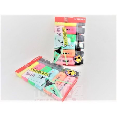 MARCADOR FLUORESCENTE STABILO BOSS MY EST/6