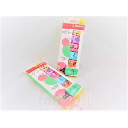 MARCADOR FLUORESCENTE STABILO BOSS MINI E/6