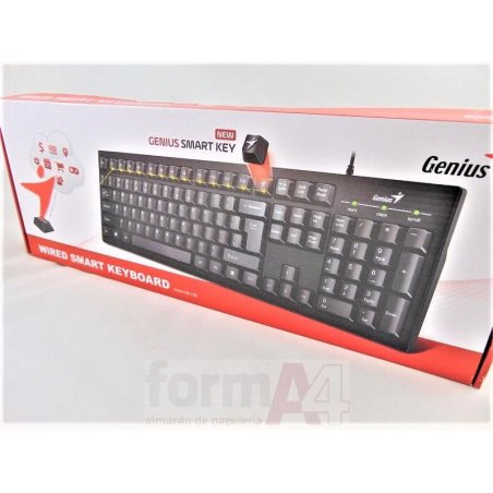 TECLADO CON CABLE GENIUS KB-100 NEGRO