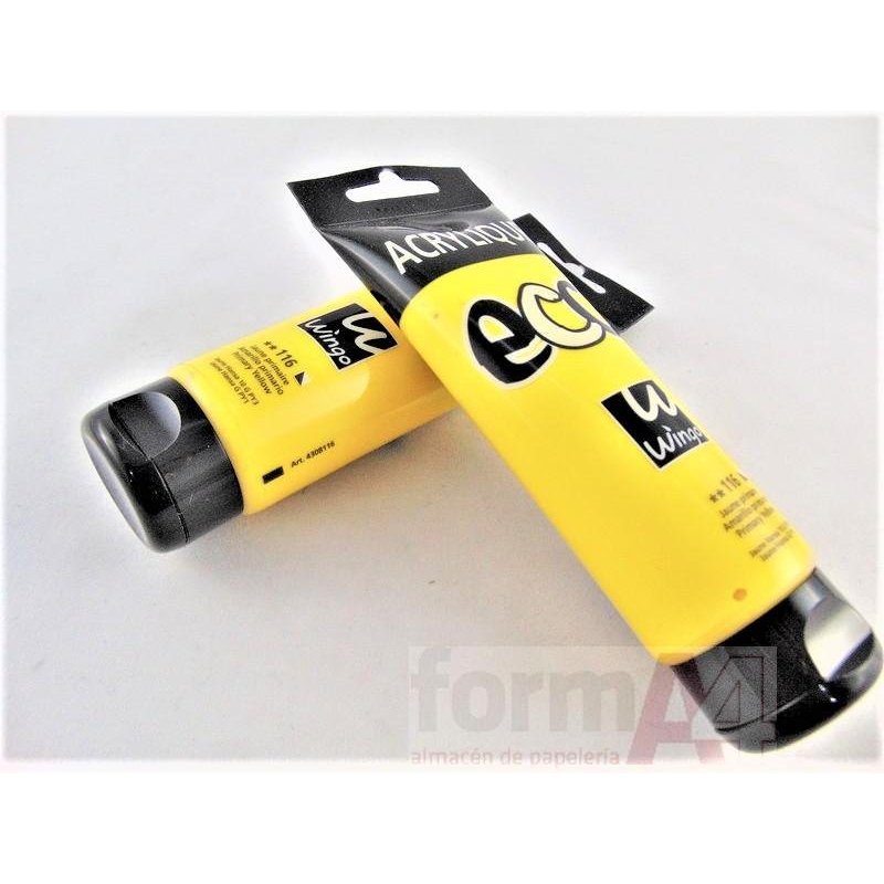 PINTURA ACRILICA WINGO AMARILLO B/120ML