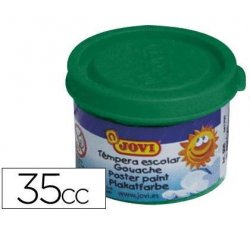 TEMPERA ESCOLAR JOVI 35CC. VERDE OSCURO