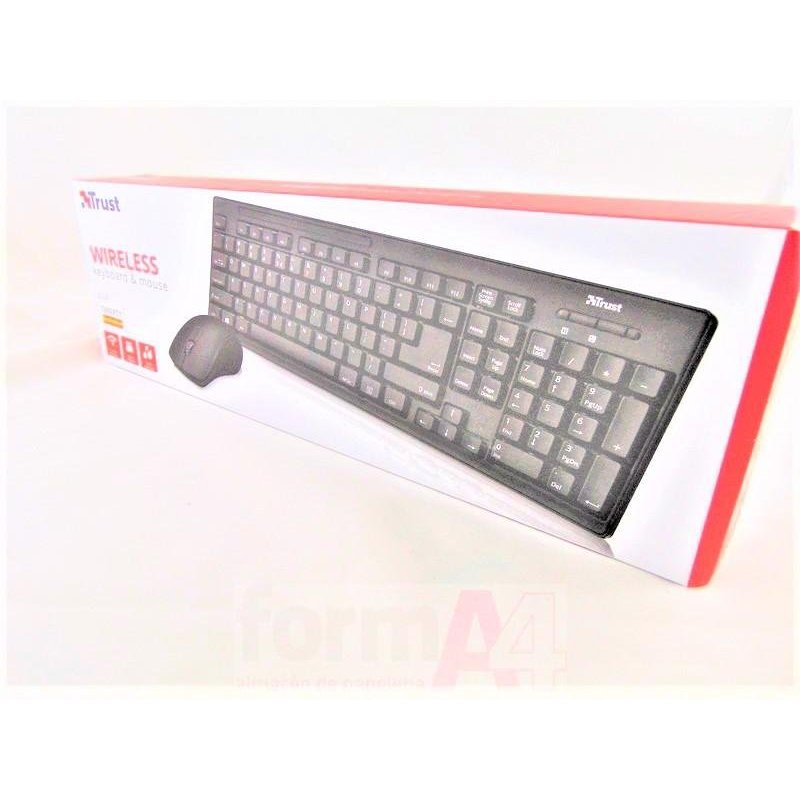 TECLADO+RATON INALAMBRICO TRYST  ZIVA