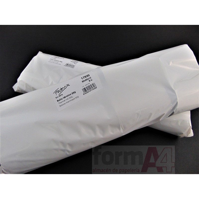 PAPEL TERMICO 80X60X12MM.