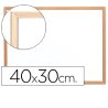 PIZARRA BLANCA Q-CONNECT 30X40CM. M/MADERA