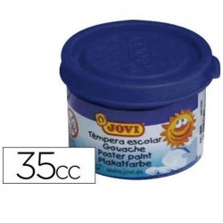 TEMPERA ESCOLAR JOVI 35CC. AZUL ULTRAMAR
