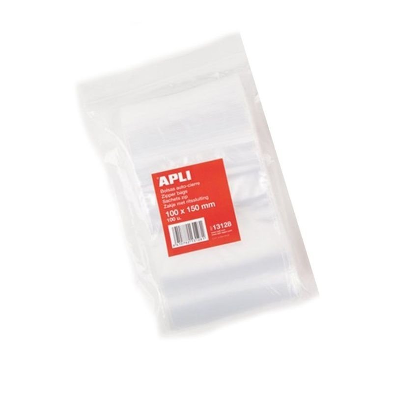 BOLSA AUTOCIERRE APLI 10X15CM. P/100