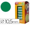 GOMET ADHESIVO APLI CIRCULOS VERDE 10.5MM R/5192