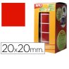 GOMET ADHESIVO APLI CUADRADO ROJO 20MM  R/1770