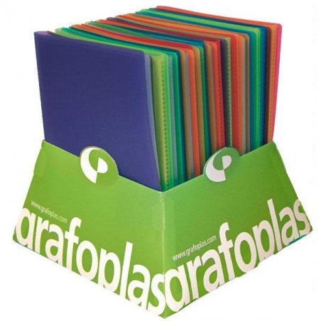 CARPETA FUNDAS POLIPLAS A4 TRANSLUCIDO EXP/20 SURT