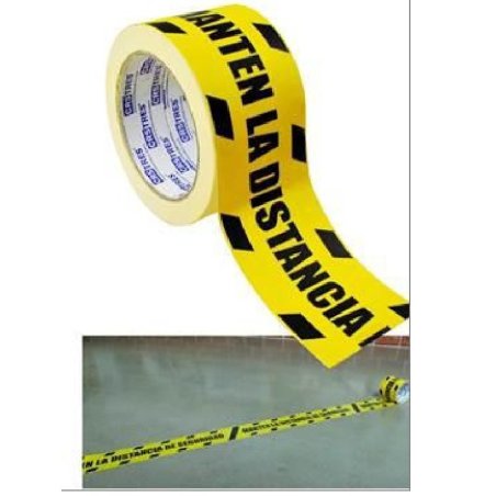 CINTA ADHESIVA DE SEÑALIZACION 72MMX25M