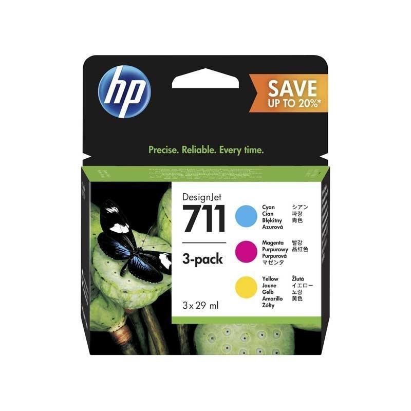 HP CARTUCHO Nº 711 PACK TRICOLOR