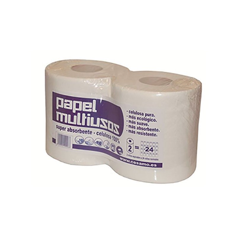 PAPEL SECAMANOS CELULOSA 100% B/2